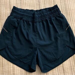 Target Women's Dark Blue Athletic Shorts with Elastic Waistband